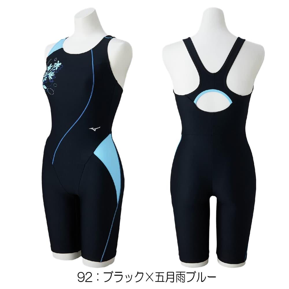 ミズノ MIZUNO フィットネス水着 レディース Stroke ONEオールインワン パッド付き 2026年春夏モデル N2JGD310_3