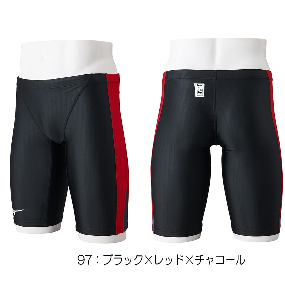 ミズノ MIZUNO 競泳水着 メンズ WA承認モデル ハーフスパッツ STREAM ACE ストリームフィットA N2MB1024 関連画像3