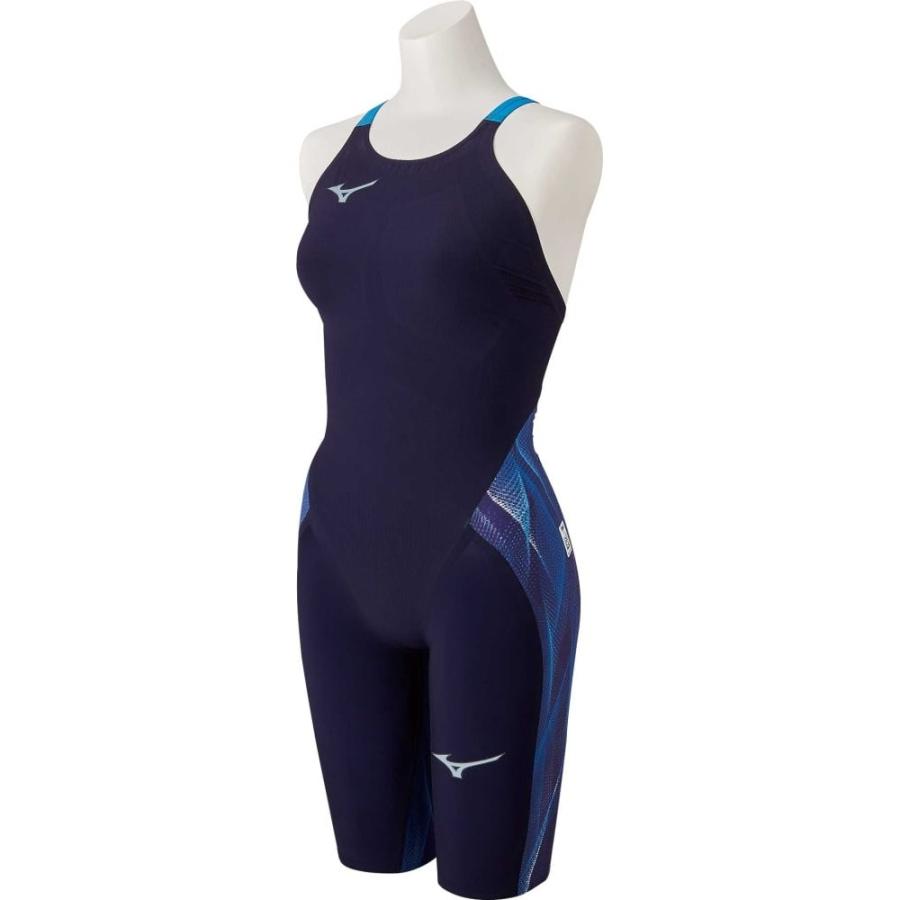 ミズノ 競泳水着 レディース GX SONIC5 MR マルチレーサー オーロラ×ブルー ハーフスーツ MIZUNO 高速水着 女性用 N2MG0202
