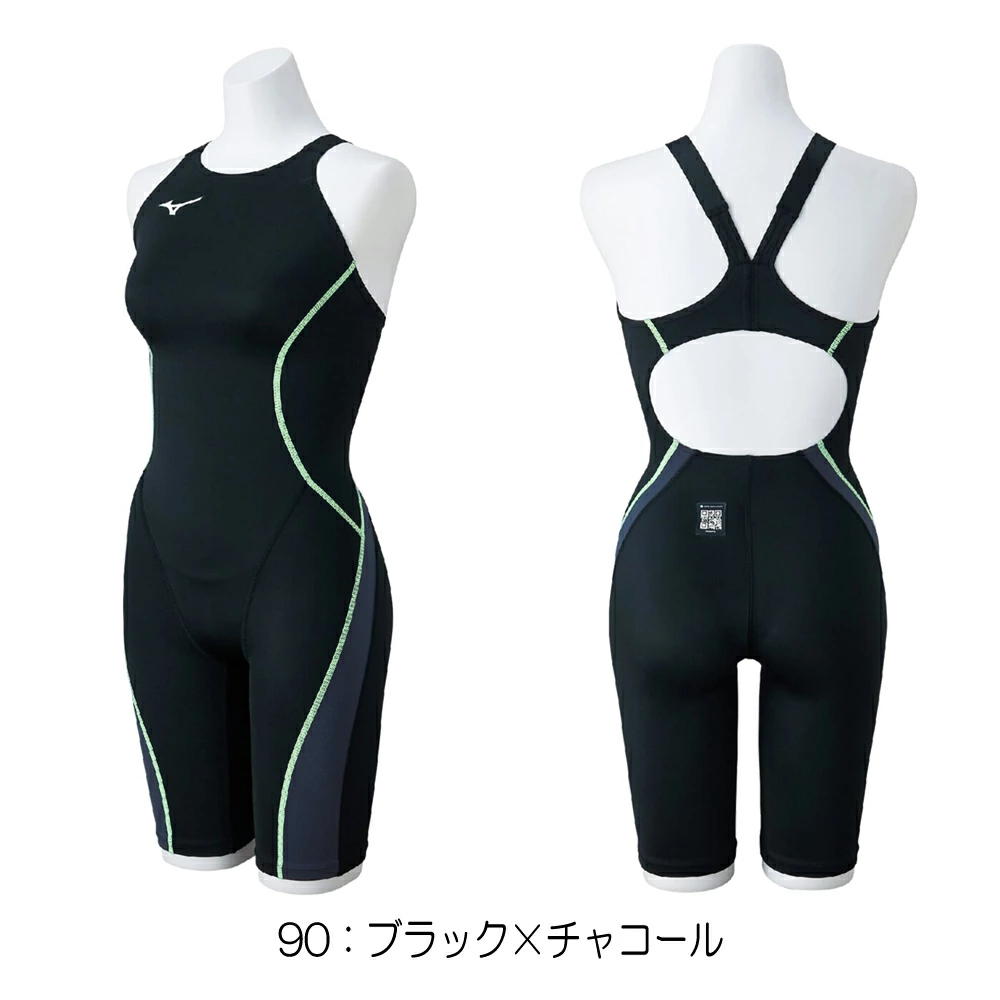 ミズノ MIZUNO 競泳水着 レディース WA承認モデル GX・SONIC STREAM ハーフスーツ レースオープンバック オールインワン 2025年秋冬モデル N2MGC724_2