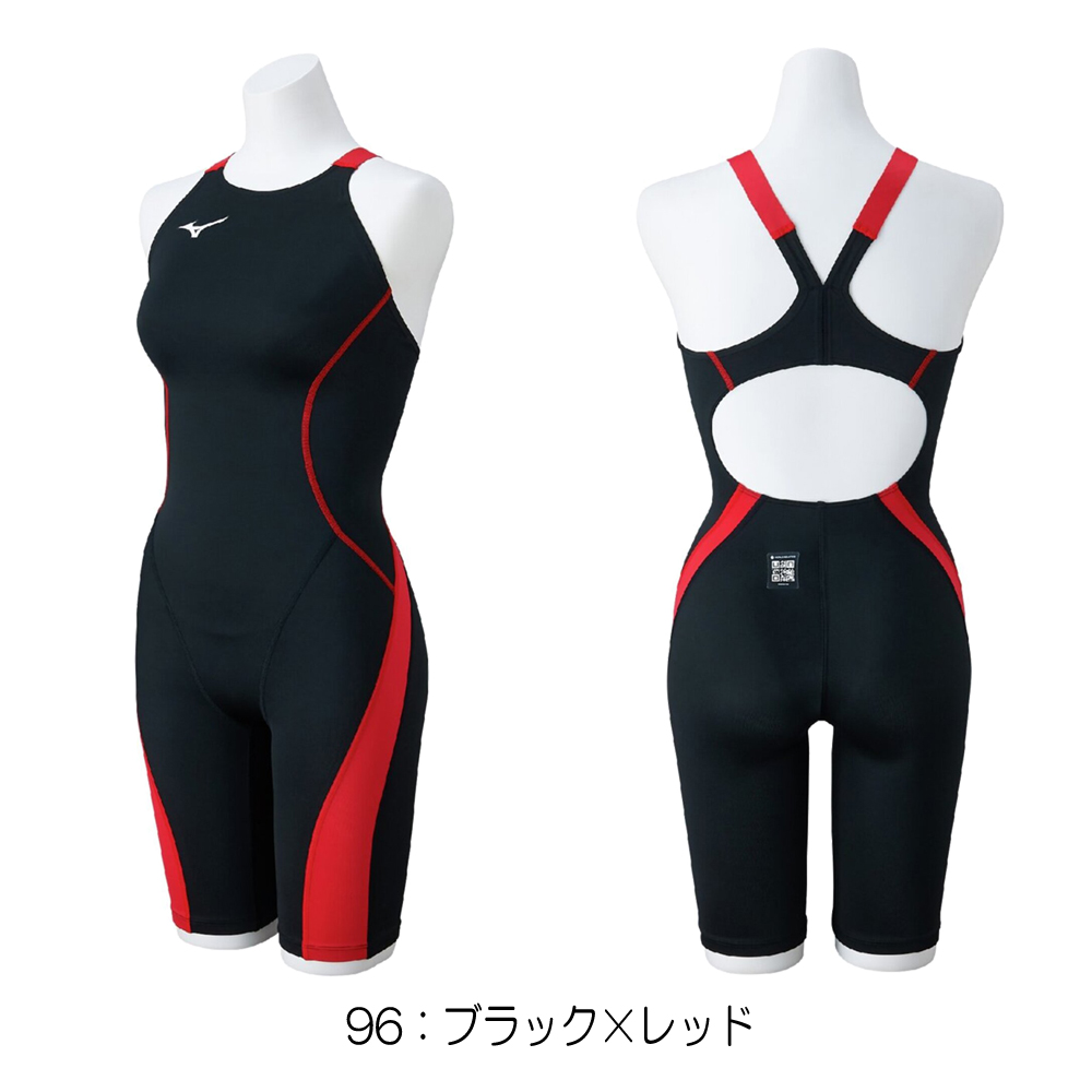 ミズノ MIZUNO 競泳水着 レディース WA承認モデル GX・SONIC STREAM ハーフスーツ レースオープンバック オールインワン 2025年秋冬モデル N2MGC724_4