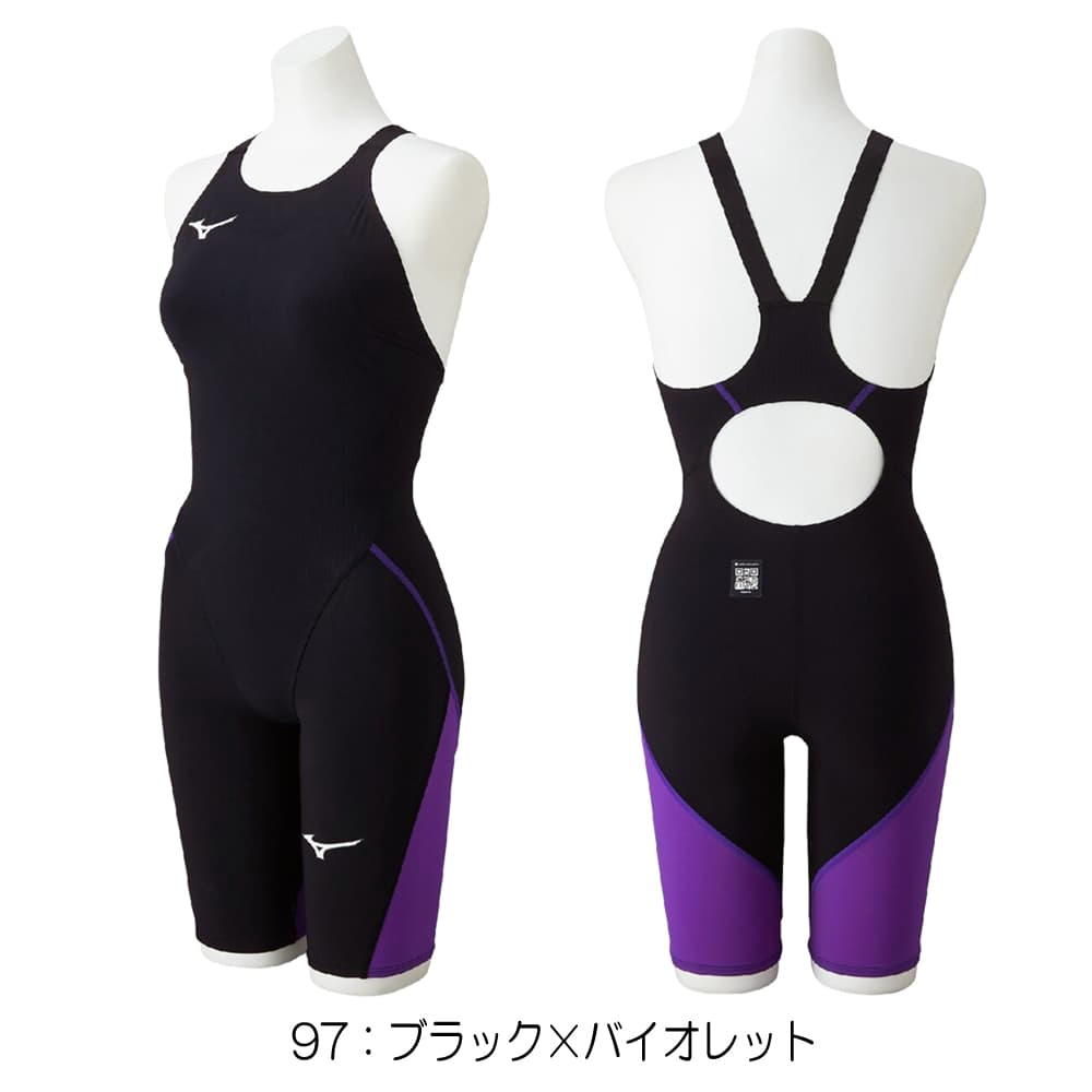ミズノ MIZUNO 競泳水着 レディース WA承認モデル GX・SONIC LITE ハーフスーツ オールインワン 2026年春夏モデル N2MGD210 fina マーク ありの画像