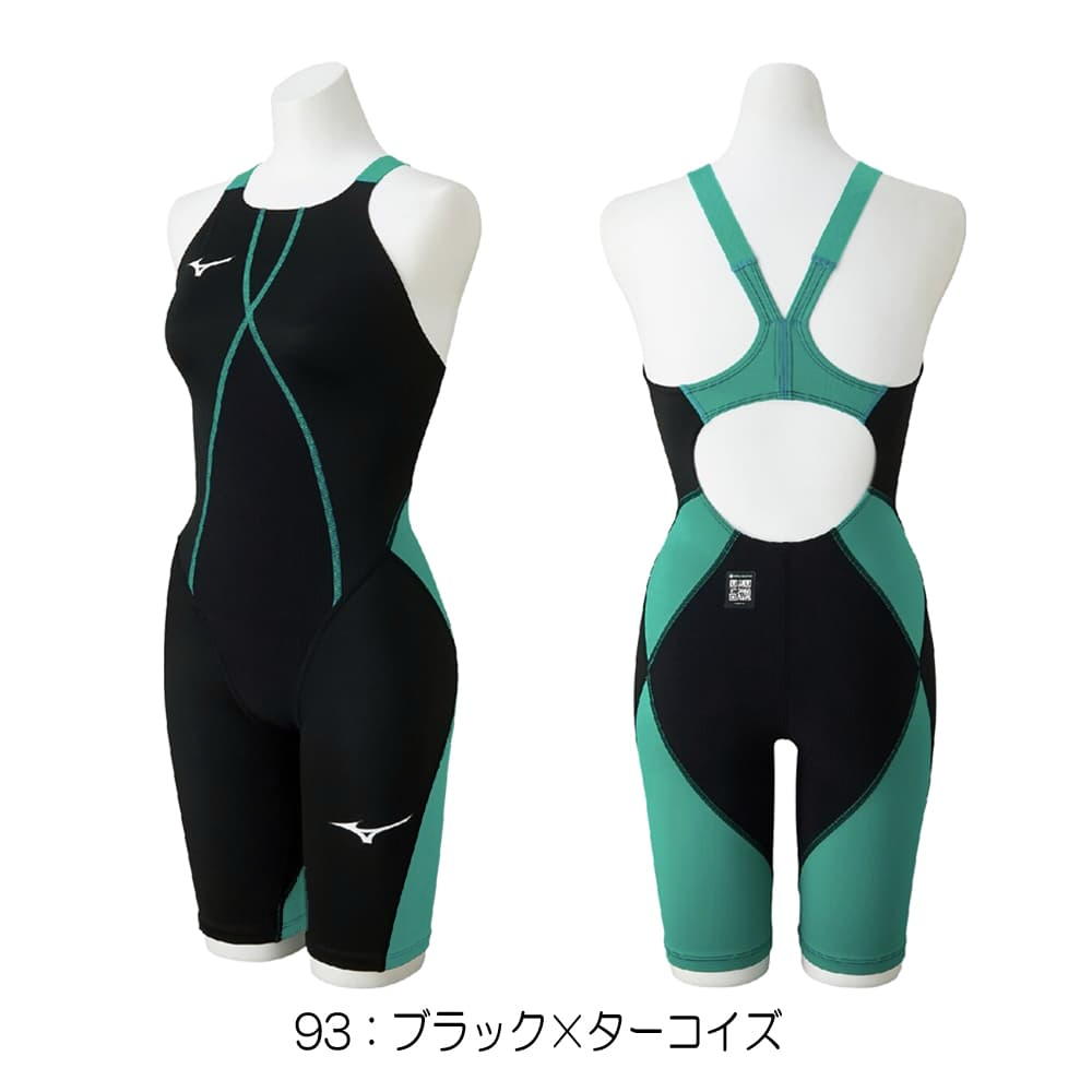 ミズノ MIZUNO 競泳水着 レディース WA承認モデル GX・SONIC DUAL ハーフスーツ オールインワン 2026年春夏モデル N2MGD215 fina マーク ありの画像