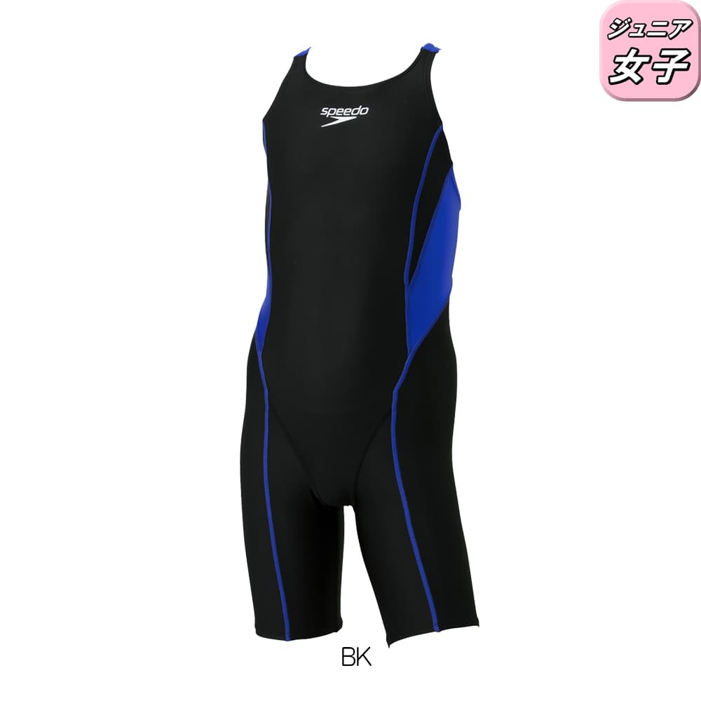 スピード SPEEDO 競泳水着 ジュニア女子 WA承認モデル フレックスゼロ2ジュニアオープンバックニースキン オールインワン FLEX Zero SCG12206F fina マーク | speedo | 02