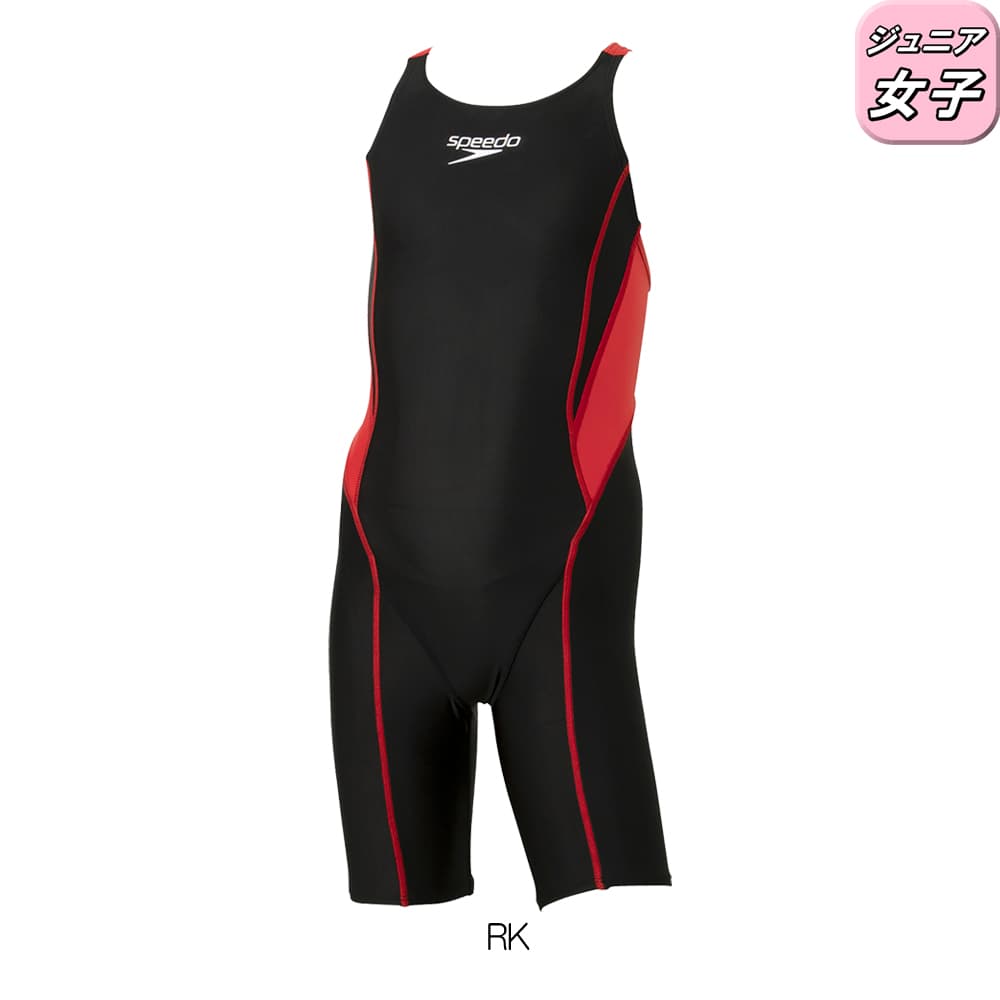 スピード SPEEDO 競泳水着 ジュニア女子 WA承認モデル フレックスゼロ2ジュニアオープンバックニースキン オールインワン FLEX Zero SCG12206F fina マーク | speedo | 01