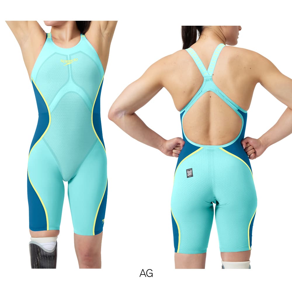 スピード SPEEDO 競泳水着 レディース FASTSKIN LZR Pure Intent 2.0 ファストスキンレーザーピュアインテント  オープンバック ニースキン WA承認 短距離