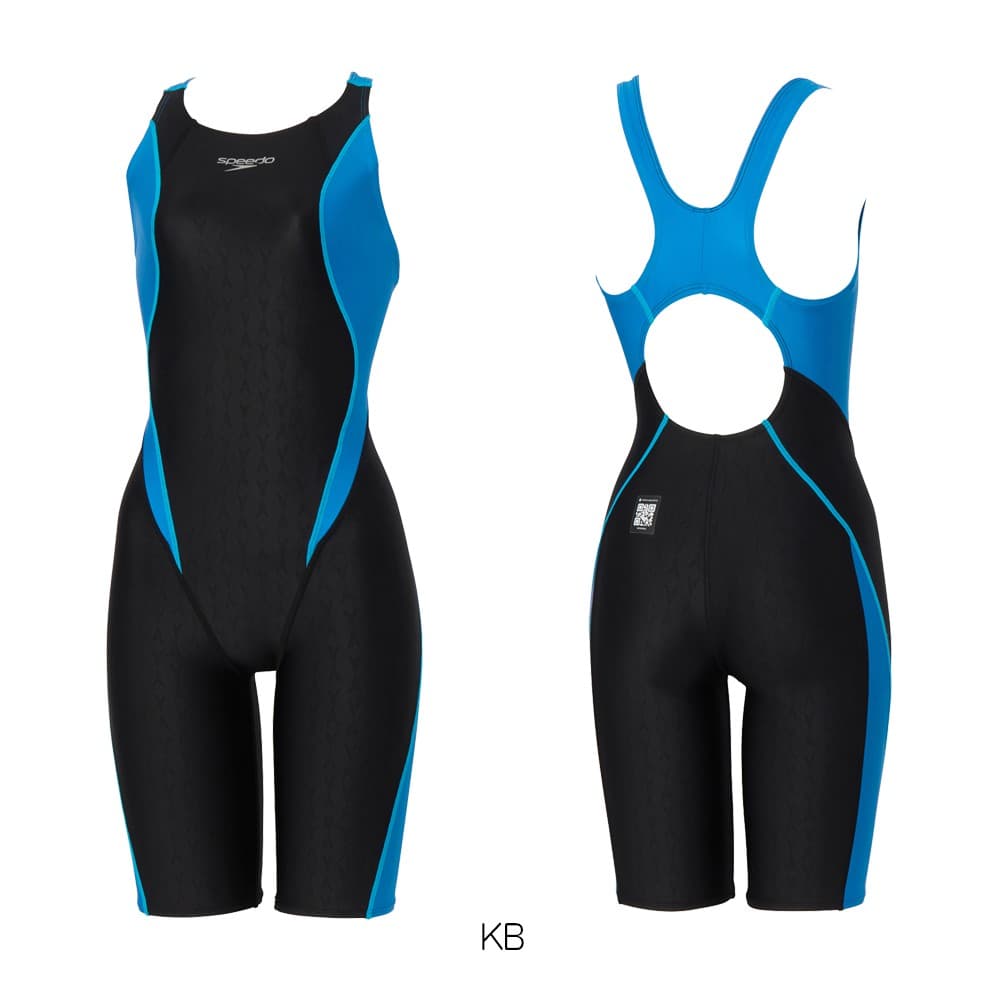 スピード SPEEDO 競泳水着 レディース WA承認モデル フレックスシグマニューセミオープンバックニースキン2 オールインワン FLEX Σν 2026年春夏 SCW12602FEの画像