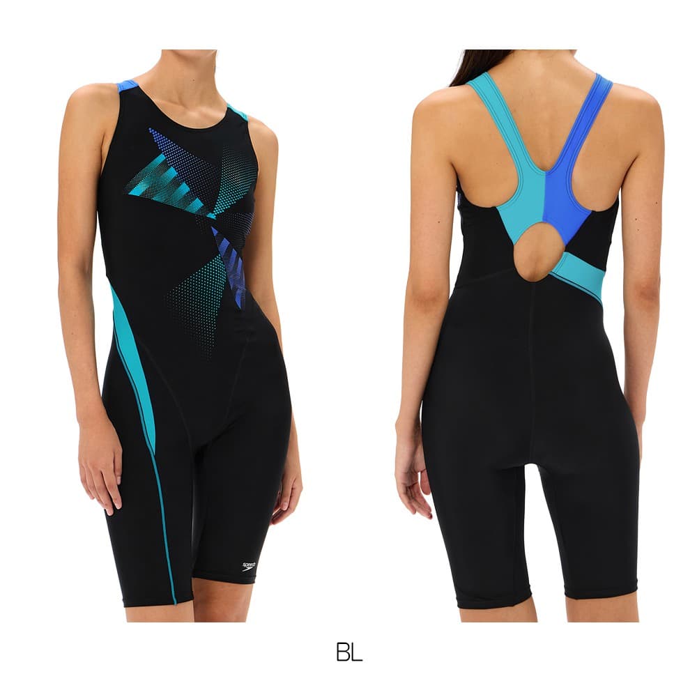 新品 speedo スピード 2024 競泳水着 パッド付 超ストレッチ M speedo スピード SPEEDO フィットネス水着 レディース