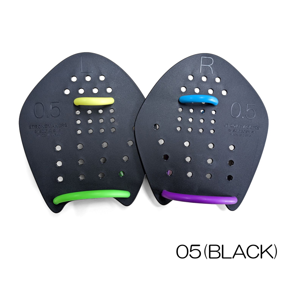 STROKEMAKERS ストロークメーカー パドル 限定カラーブラック 水泳 4泳法対応 SOL20130-2 関連画像2