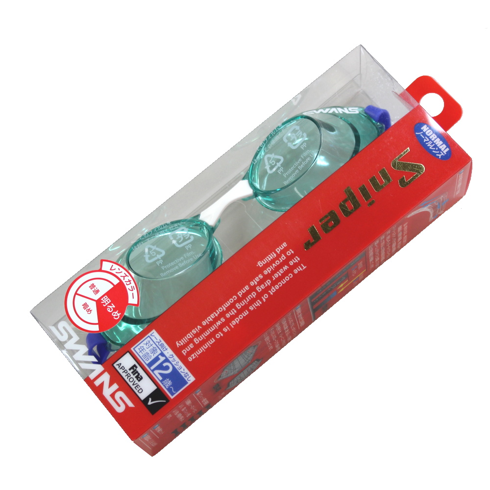 SWANS（スワンズ） スイミングゴーグルSWANS ノンクッション クリア