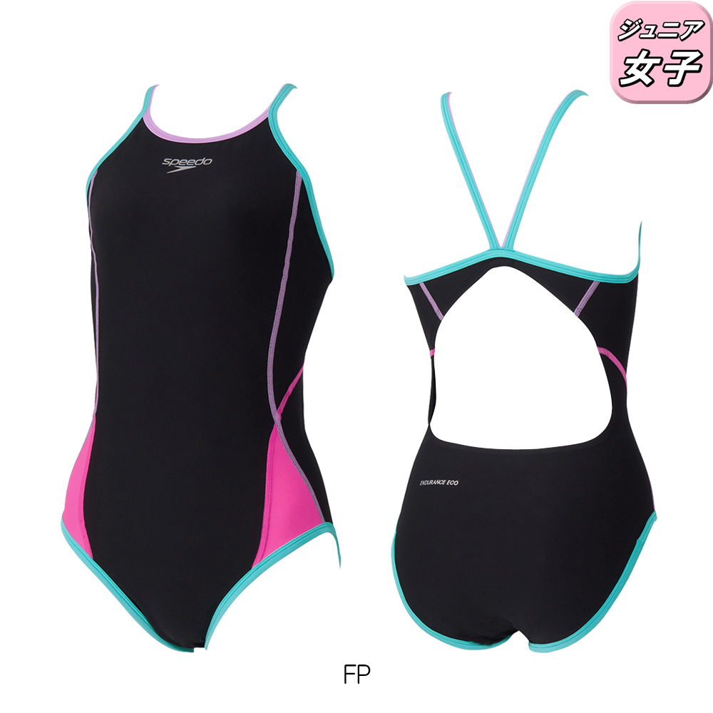 speedo（スピード） 競泳水着 ジュニア女子 練習用 プッシュアップ