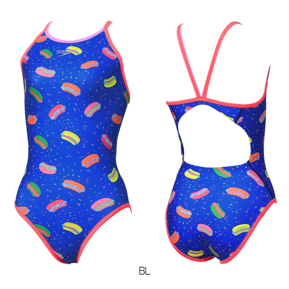 スピード SPEEDO 競泳水着 練習用水着 レディース ホットドッグターンズスーツ ENDURANCE ECO 競泳練習水着 2026年春夏モデル STW02604の画像