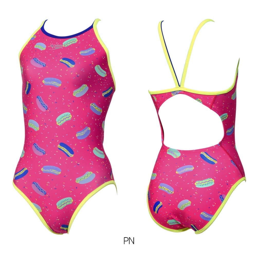 スピード SPEEDO 競泳水着 練習用水着 レディース ホットドッグターンズスーツ ENDURANCE ECO 競泳練習水着 2026年春夏モデル STW02604の画像