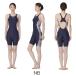 スピード SPEEDO 競泳水着 練習用水着 レディース ターンズニースキン オールインワン ENDURANCE ECO 競泳練習水着 別注モデル STW12642Z 関連画像5