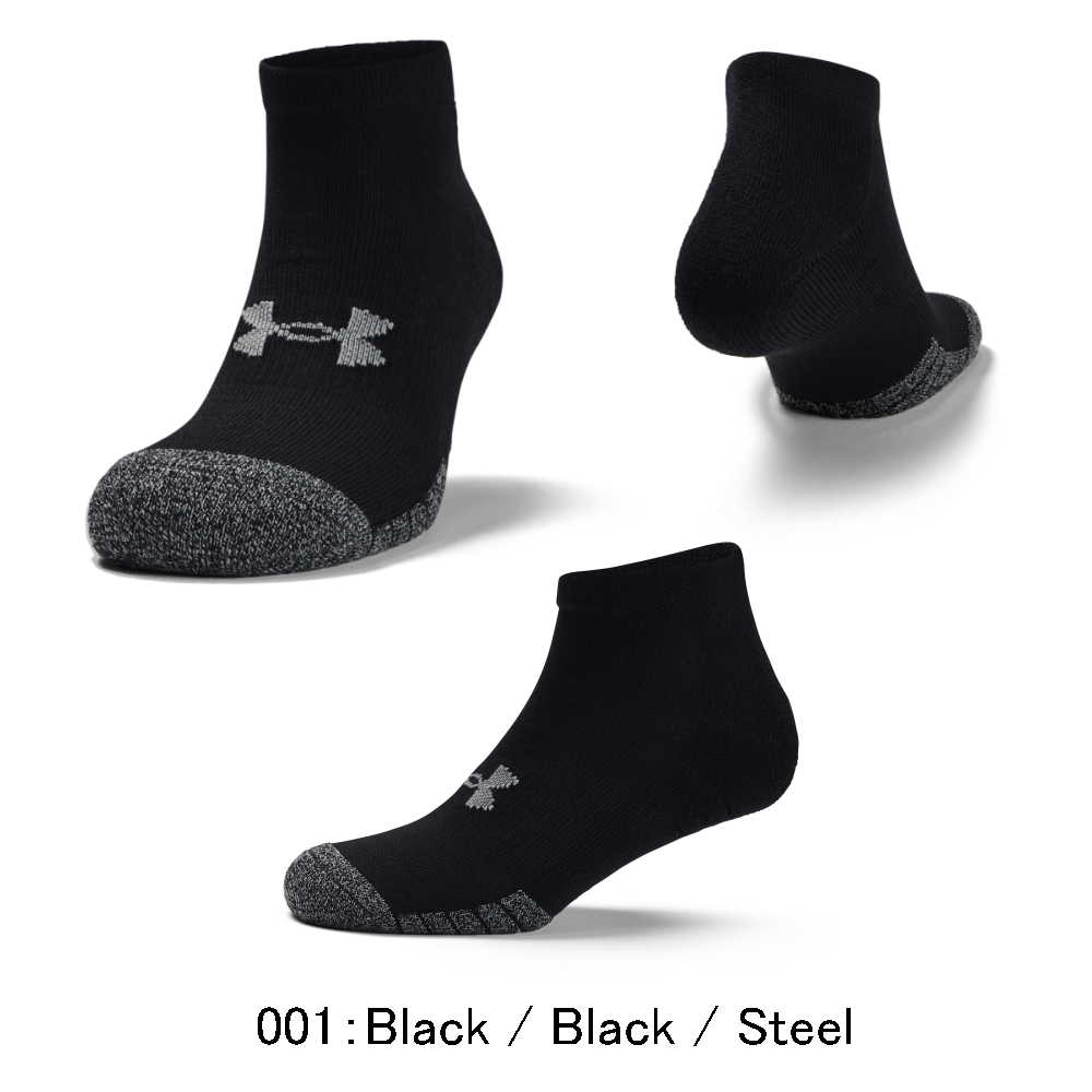 アンダーアーマー UNDER ARMOUR UAヒートギア ローカット ユニセックス 3足セット ソックス 靴下 U1346753 | UNDER ARMOUR | 01