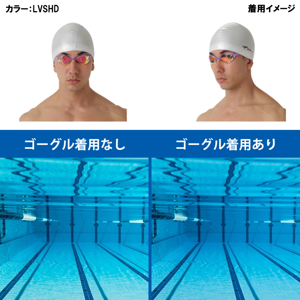 VIEW ノンクッション スイミングゴーグル ミラータイプ BLADE F ブレードエフ 競泳 競泳 レーシング  FINA承認  V122SAM スワイプアンチフォグ swipe | Tabata | 11