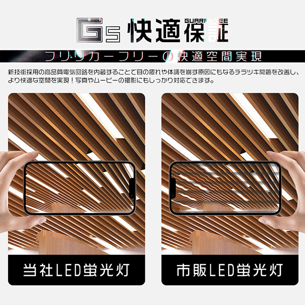 10本セット9800LM 5灯相当シーリングライト LEDライト 50W LED 85V-265V 天井照明 led蛍光灯 ledベースライト 器具一体型 直付 2年保証a 関連画像5