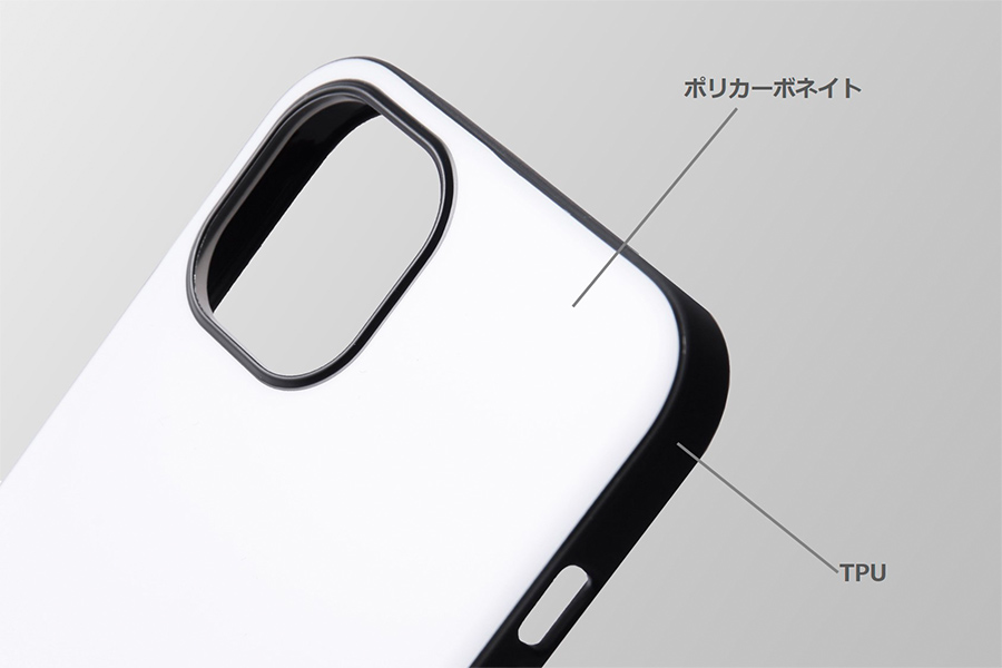 ドコモ純正 iPhone 13 タフハイブリッドケース ホワイト スマホケース