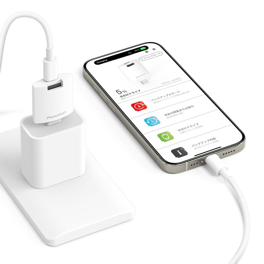 超お買い得！】 メモリー内蔵アダプタ PhotoCube C SE 128GB