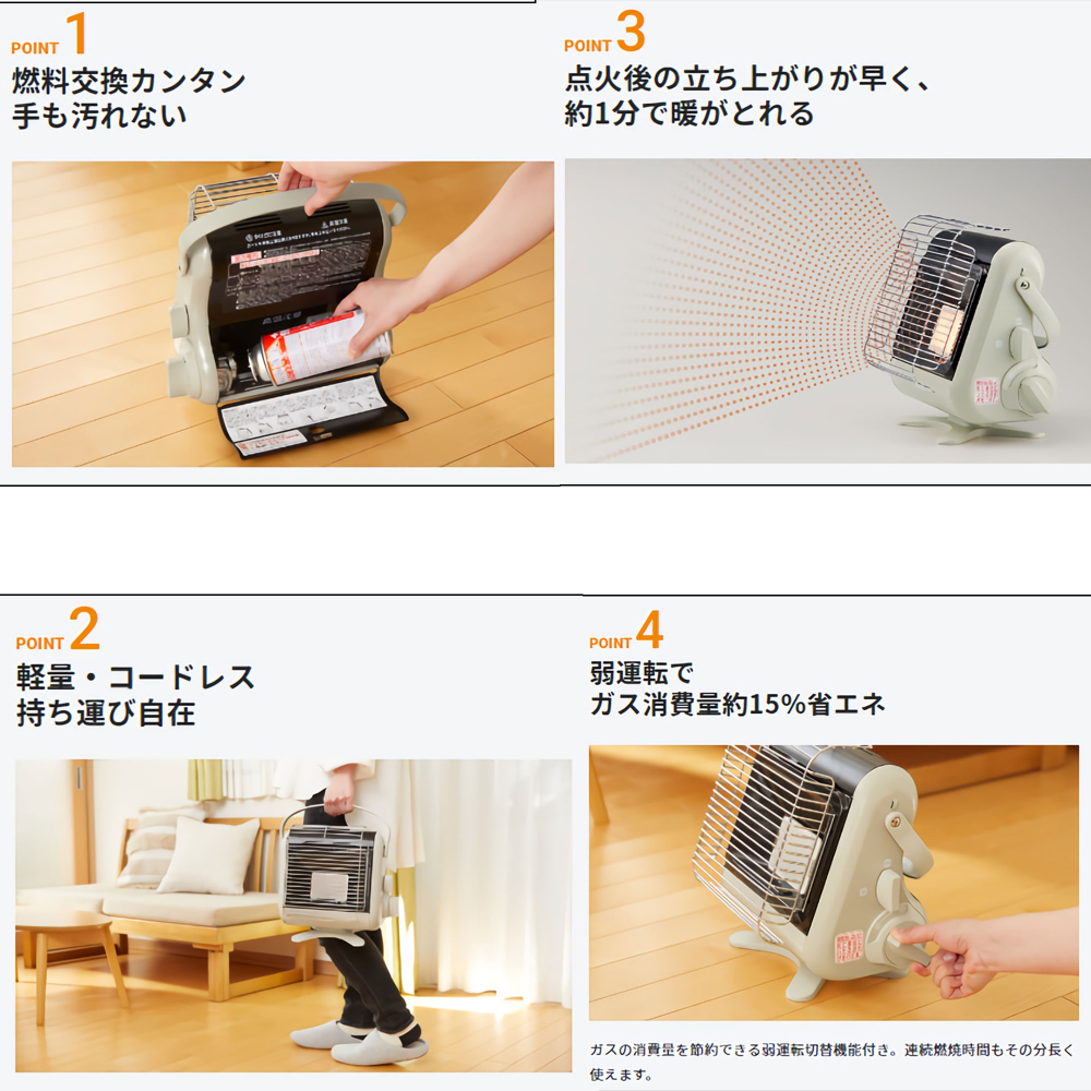 Iwatani（イワタニ） 岩谷産業 カセットガス ストーブ ポータブル マイ