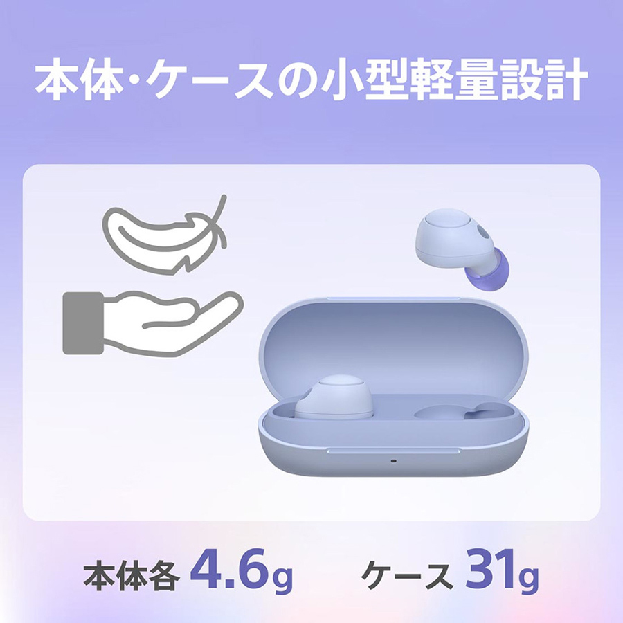 SONY WF-C700N ワイヤレスイヤホン　白黒 SONY（ソニー） 完全ワイヤレスイヤホン ホワイト WF-C700N-WZ