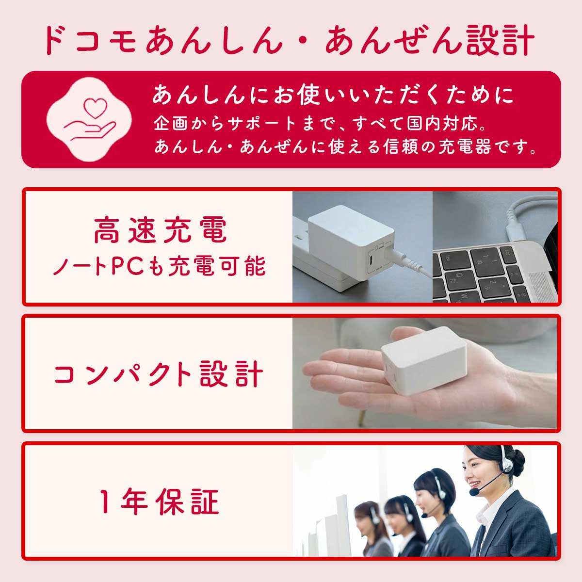 Owltech（オウルテック） ドコモ純正 2ポートACアダプタ02M ホワイト 2