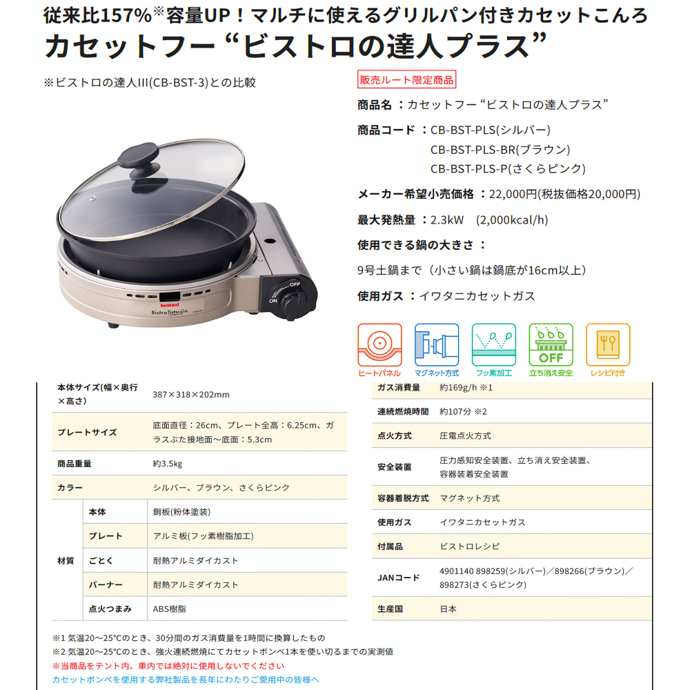 Iwatani（イワタニ） 岩谷産業 【在庫限り】 1台6役 マルチパン