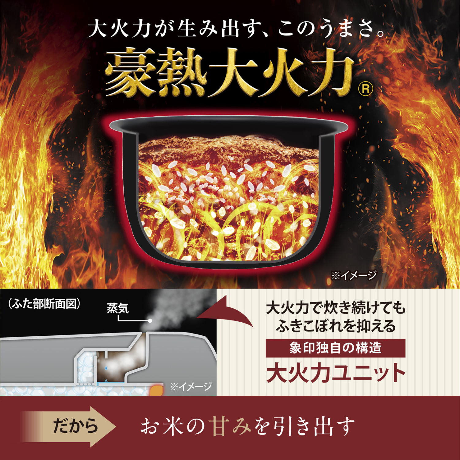 象印（ZOJIRUSHI） 象印マホービン 圧力IH炊飯ジャー 極め炊き 1升炊き
