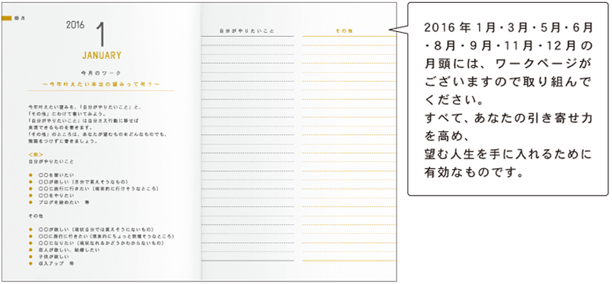 奥平亜美衣プロデュース ２０１６年版 引き寄せ手帳 16 01 00 引き寄せ手帳 通販 Yahoo ショッピング