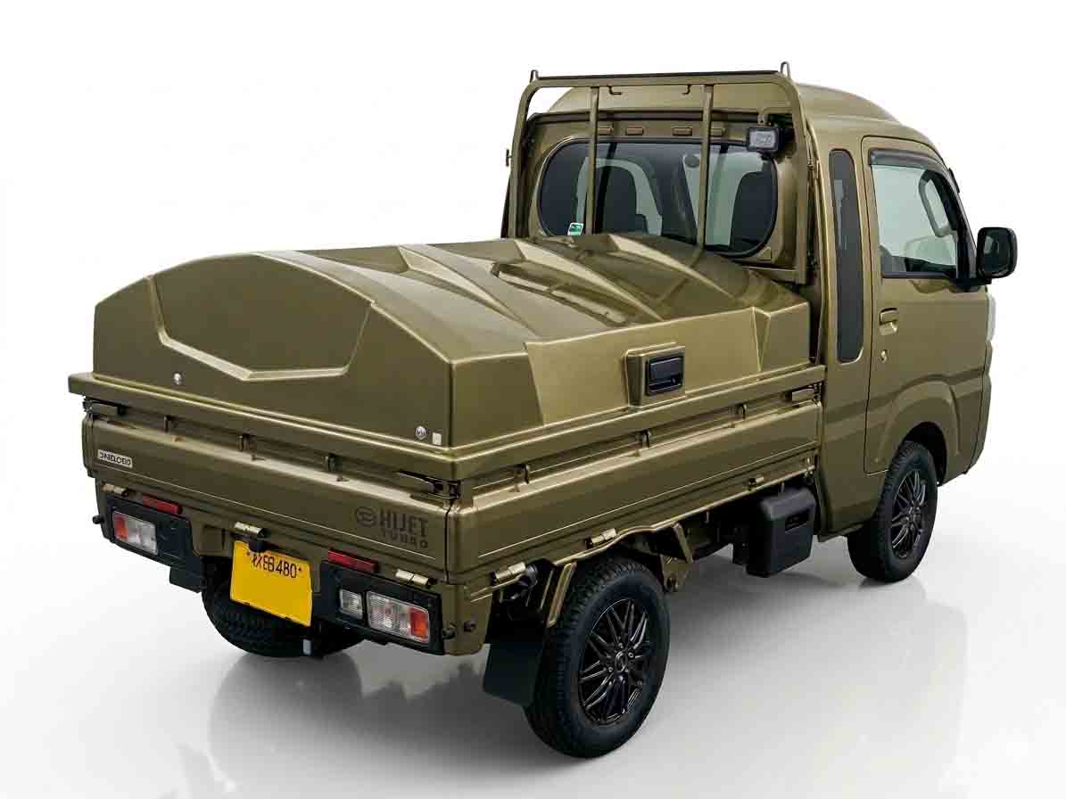 ハイゼットジャンボ用 トラカバー (軽トラック荷台カバー FRP製)塗装 ハイゼットジャンボ用 トラカバー (軽トラック荷台カバー FRP製)塗装