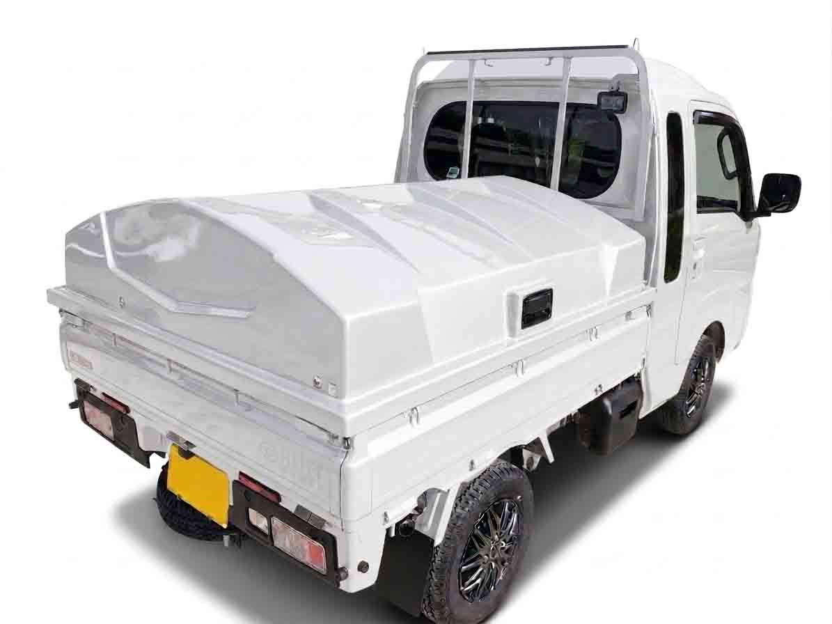 ハイゼットジャンボ用 トラカバー (軽トラック荷台カバー FRP製)塗装 ハイゼットジャンボ用 トラカバー (軽トラック荷台カバー FRP製)塗装
