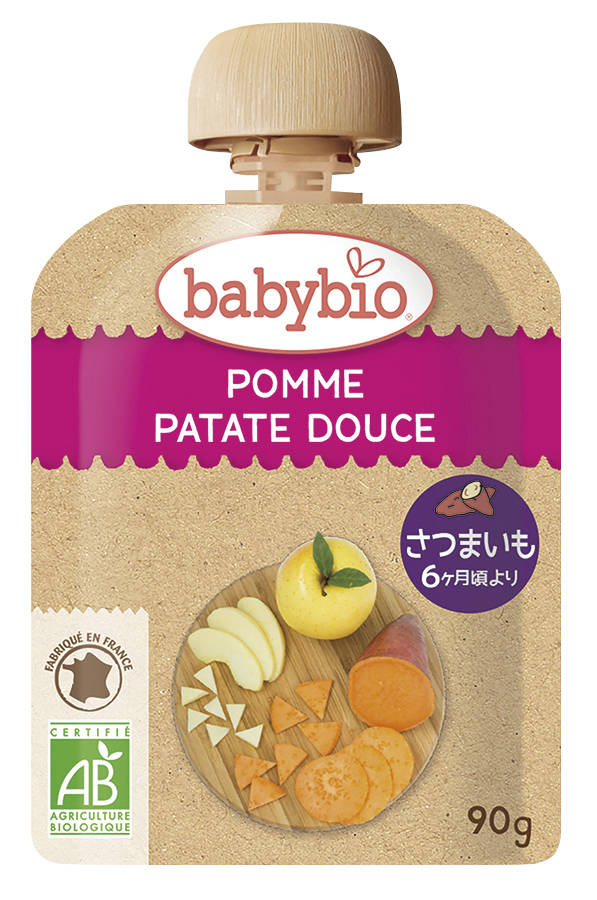 baby bio　有機ベビースムージー (アップル・スイートポテト) 90g