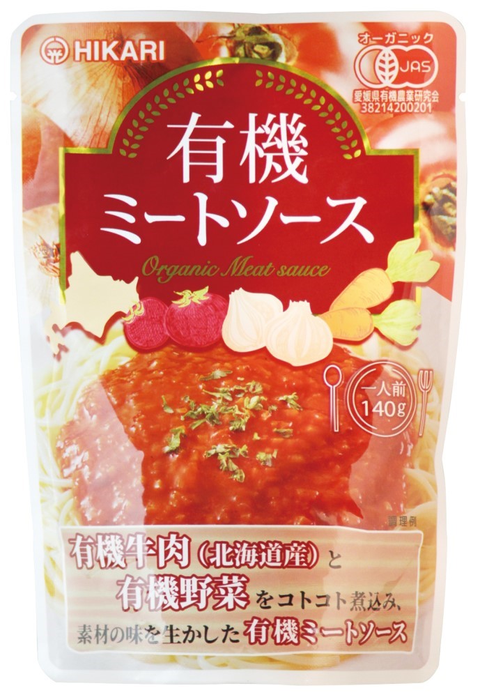 ヒカリ 有機ミートソース 140g