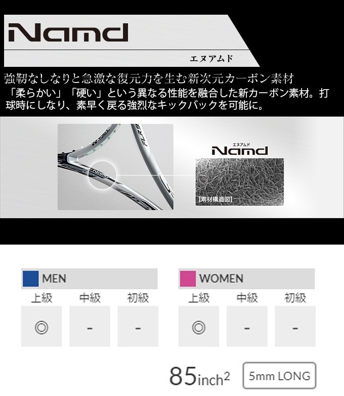 YONEX（ヨネックス） 後衛向け エフレーザー9S (F-LASER 9S) FLR9S-719