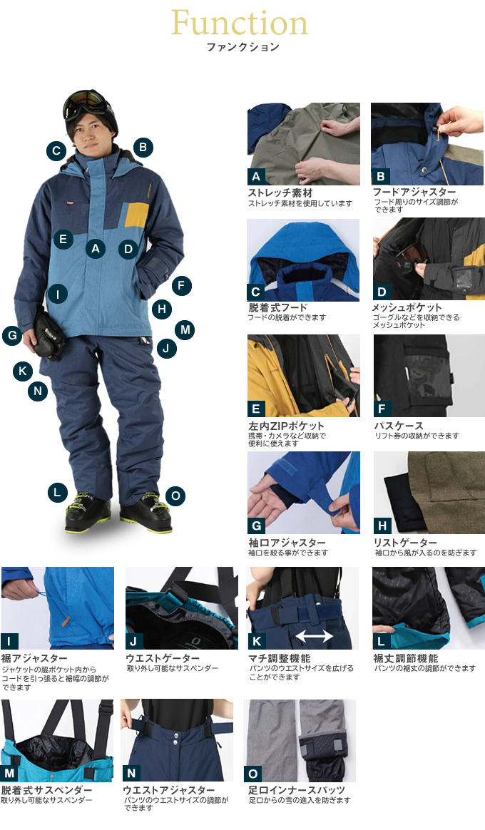 オンヨネ（ONYONE） スキーウェア スノーボードウェア 上下セット