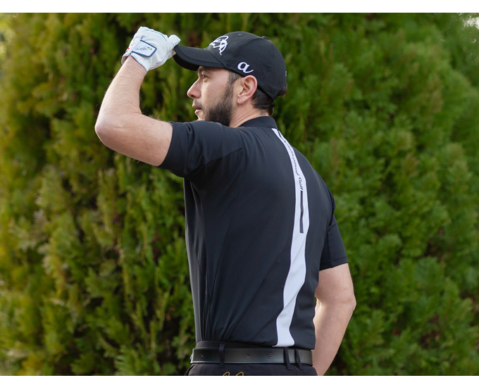 アーノルドパーマー ゴルフウェア 半袖シャツ メンズ BKテックハーフジップ半袖シャツ Arnold Palmer AP220101M02 メンズウエア 