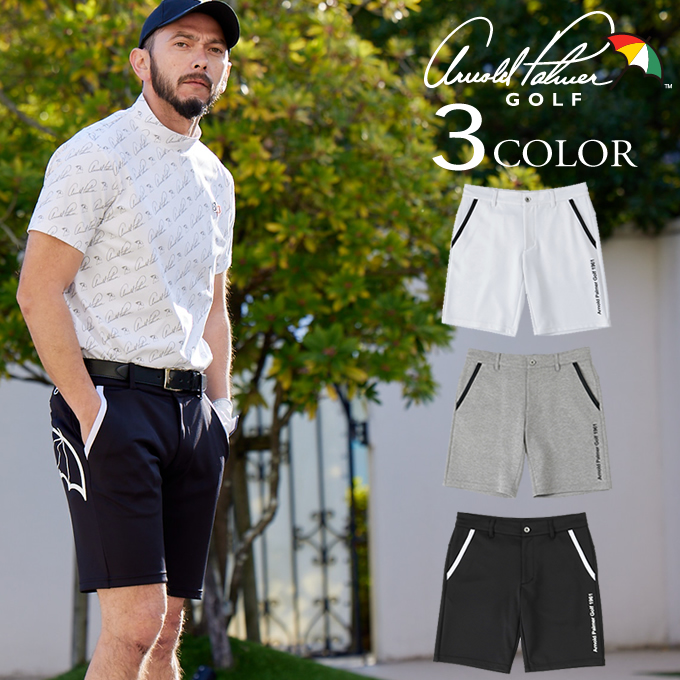 新品 PUMA × Arnold Palmer ポロシャツ ショートパンツセット PUMA プーマ メンズ ゴルフ PUMA x ARNOLD PALMER プリーツ
