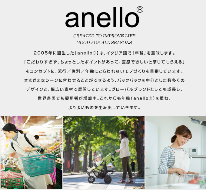 アネログランデ(anello GRANDE) ダッフルバッグ キャビン CABIN 2WAY