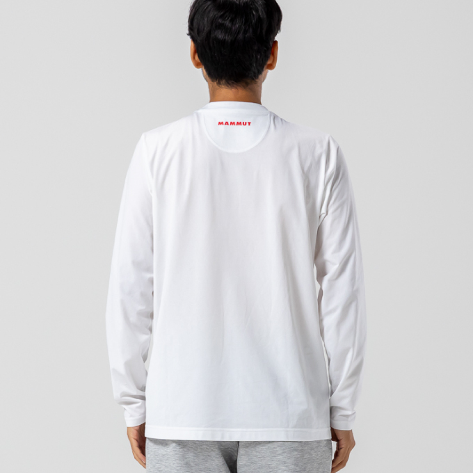 MAMMUT（マムート） Tシャツ 長袖 メンズ QD ロゴ プリント ロング