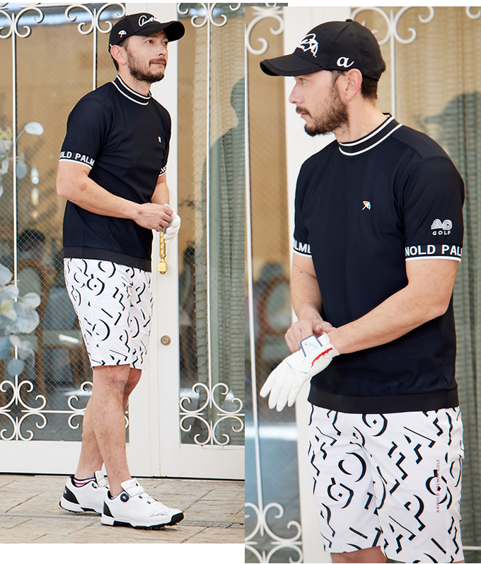 新品 PUMA × Arnold Palmer ポロシャツショートパンツ ゴルフ Arnold Palmer（アーノルドパーマー） ゴルフウェア ショートパンツ