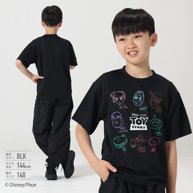 トイ・ストーリー(TOY STORY) Tシャツ 半袖 ジュニア 集合Tシャツ HMK
