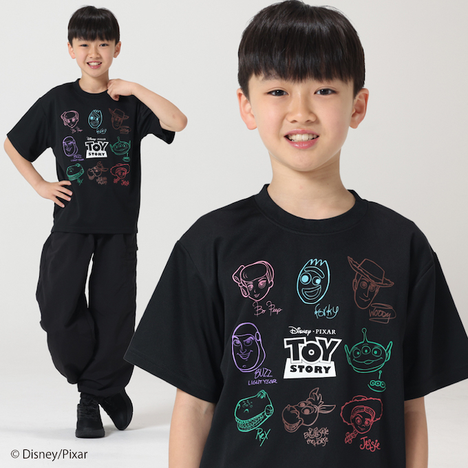 トイ・ストーリー(TOY STORY) Tシャツ 半袖 ジュニア 集合Tシャツ HMK