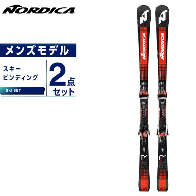 トップ ノルディカ NORDICA スキー板 セット金具付 メンズ スキー板+