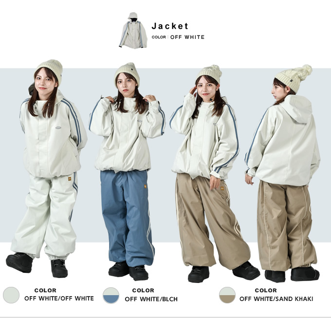 シックスノット(6KNOT) スノーボードウェア 上下セット レディース
