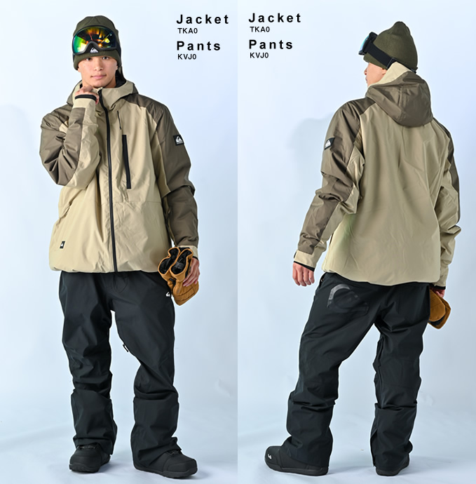Quiksilver（クイックシルバー） スノーボードウェア 上下セット