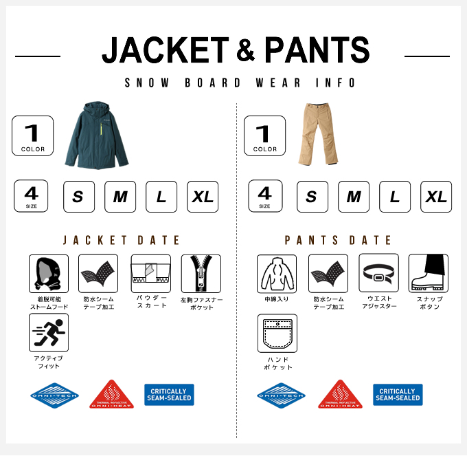 Columbia（コロンビア） スノーボードウェア 上下セット メンズ LAST