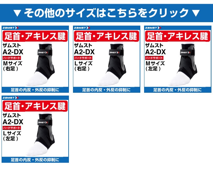 ザムスト 足首サポーター A2DX 左L 370613 ZAMST : ヒマラヤ