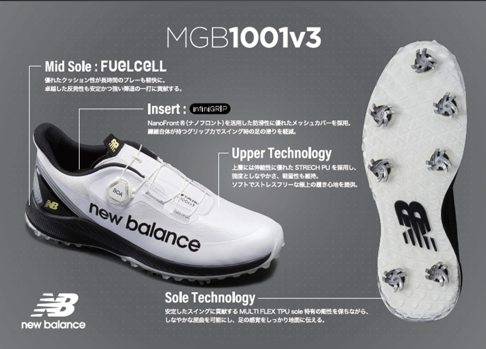 New Balance ニューバランス ゴルフシューズ ソフトスパイク