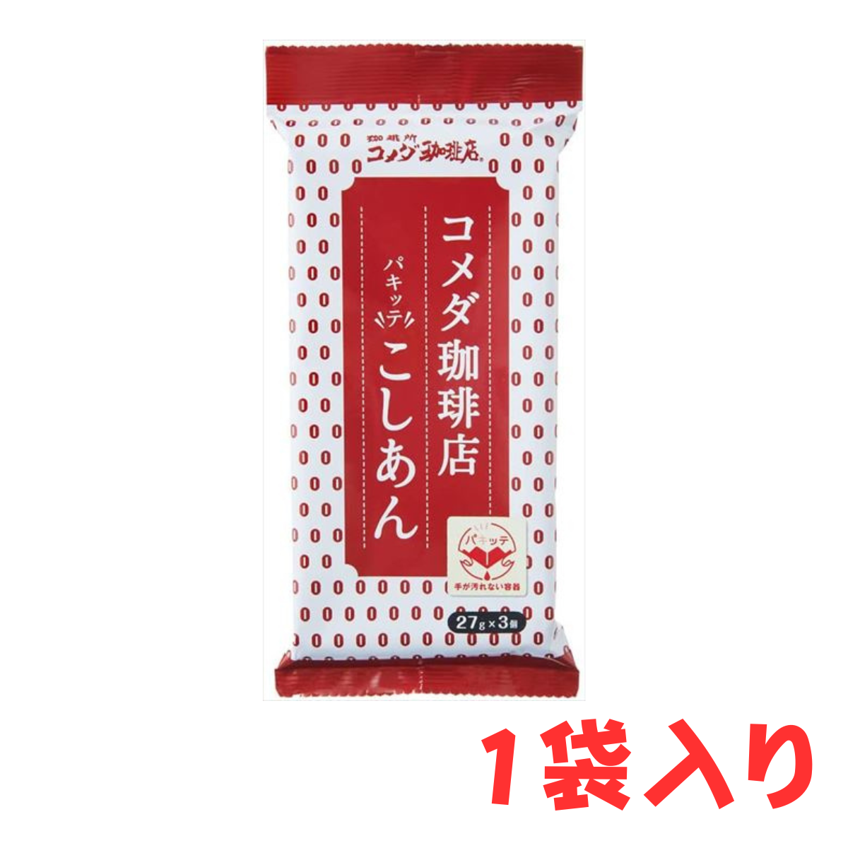 Yahoo! Yahoo!ショッピング(ヤフー ショッピング)遠藤製餡 コメダ珈琲店 パキッテこしあん 81g（3個入）