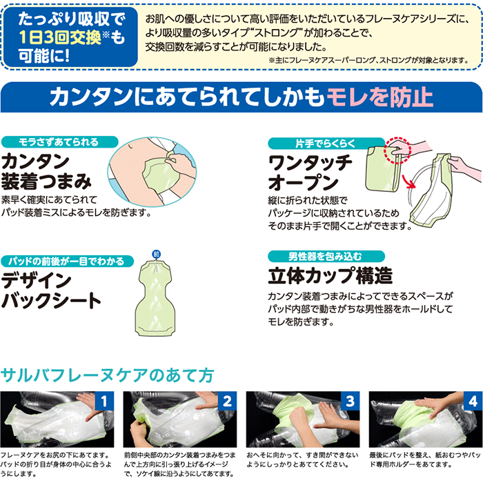 大人用紙おむつ おむつ 大人用 白十字 P.Uサルバフレーヌケア 